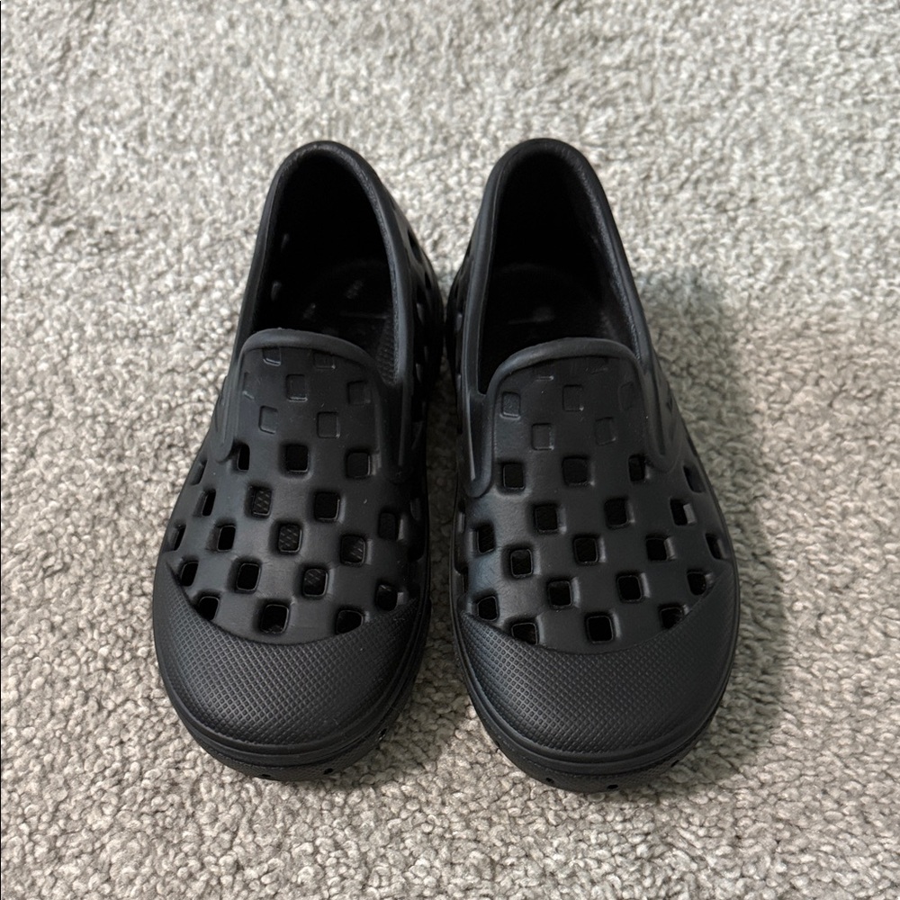 Vans Black Slip-On Clogs